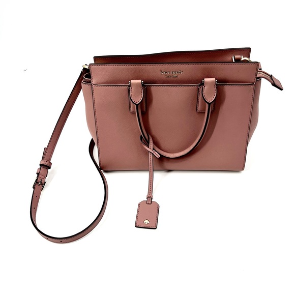 Kate Spade Cameron Satchel ‘Dusty Peony’ Woman’s Size Medium - Picture 4 of 11